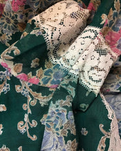 Load image into Gallery viewer, 1970’s Vintage Scrolling Garden Floral Maxi Dress
