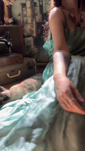 Load image into Gallery viewer, Incredible 1950&#39;s vintage handmade silk sari dress

