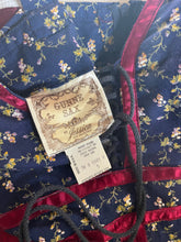Load image into Gallery viewer, Amazing 1970’s Vintage Gunne Sax Grape Calico Peplum Sundress
