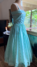 Load image into Gallery viewer, Incredible 1950&#39;s vintage handmade silk sari dress
