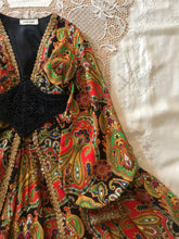 Load image into Gallery viewer, psychedelic 1970’s vintage pantsuit by Joseph Magnin
