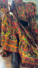 Load image into Gallery viewer, Psychedelic 1970’s vintage Tracy Petites Paisley Print dress
