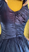 Load image into Gallery viewer, Hand Dyed 1980’s Vintage Satin and Lace Gown by ZumZum
