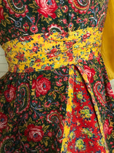 Load image into Gallery viewer, Delicious 1970’s vintage paisley floral dress by Jody T
