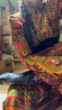 Load image into Gallery viewer, Psychedelic 1970’s vintage Tracy Petites Paisley Print dress
