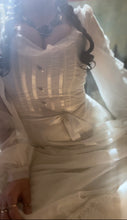 Load image into Gallery viewer, Dreamy 1970’s vintage Ivory Swiss Dot Voile Gunne Sax dress
