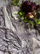 Load image into Gallery viewer, 1970&#39;s vintage Hand Dyed Purple Gunne Sax maxi dress
