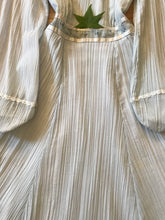 Load image into Gallery viewer, Authentic 1970’s vintage Pale Blue Crepe Gunne Sax dress
