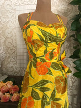 Load image into Gallery viewer, Authentic 1950’s 1960’s vintage batik sarong pinup dress by Sun Fashions of Hawaii
