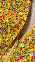 Load image into Gallery viewer, 1970’s Vintage Calico Kimono Sleeve Dress by Young Innocent
