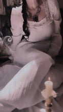 Load image into Gallery viewer, Authentic 1970’s vintage Pale Blue Crepe Gunne Sax dress
