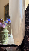 Load image into Gallery viewer, Beautiful 1970’s Vintage Black Calico Gunne Sax Midi Dress
