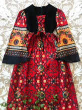 Load image into Gallery viewer, Authentic 1970’s vintage paisley print dress
