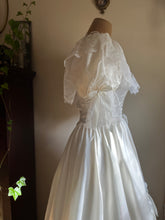 Load image into Gallery viewer, 1980’s Vintage White Satin Gown by Zum Zum
