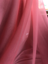 Load image into Gallery viewer, Authentic 1950’s coral pink chiffon peignoir nightgown and robe set
