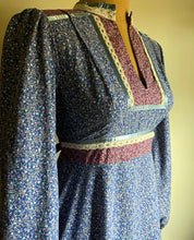 Load image into Gallery viewer, Authentic 1970’s vintage Scrolling Vines Gunne Sax dress
