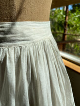 Load image into Gallery viewer, Antique 1900’s Edwardian Era White Cotton Petticoat Skirt
