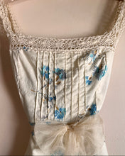 Load image into Gallery viewer, Authentic 1970’s vintage carnation watercolor calico J.C. Penney maxi sundress

