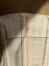 Load image into Gallery viewer, 1950’s Vintage Pink Cotton Fan Lacing Surgical Camp Corset
