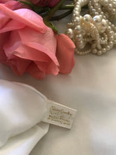 Load image into Gallery viewer, Dreamy 1970’s vintage ivory chiffon nightgown by Lucie Ann
