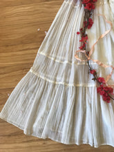 Load image into Gallery viewer, Authentic 1970&#39;s vintage White Crepe Voile Gunne Sax maxi dress
