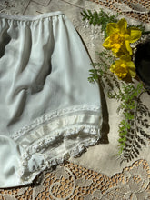 Load image into Gallery viewer, Authentic 1950’s vintage Michelene White Nylon and Lace Granny Panties
