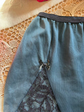 Load image into Gallery viewer, Hand Dyed 1940’s Vintage Plymouth Nylon And Lace Granny Panties
