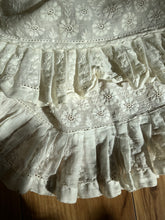 Load image into Gallery viewer, Antique 1900’s Edwardian Era White Cotton Petticoat Skirt
