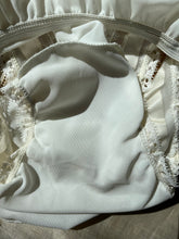 Load image into Gallery viewer, Authentic 1950’s vintage Michelene White Nylon and Lace Granny Panties
