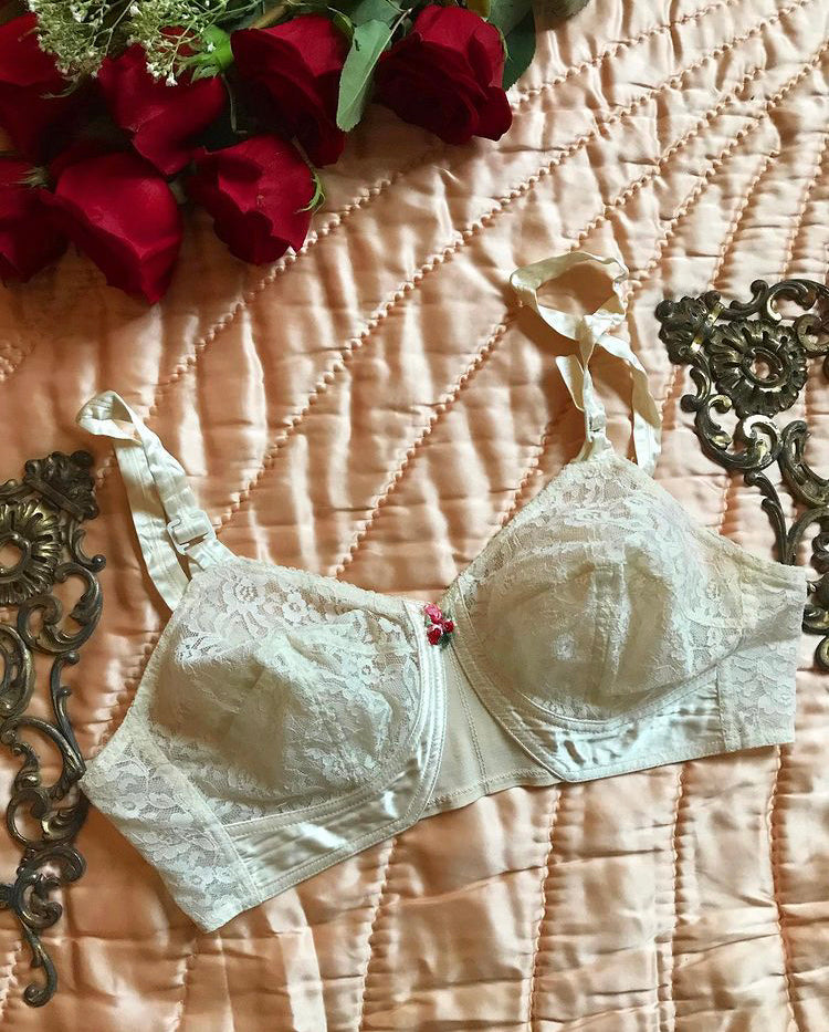 Authentic 1950’s 1960’s vintage lace bra