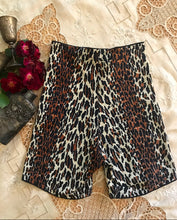Load image into Gallery viewer, Deadstock 1960&#39;s vintage leopard print long leg panty girdle from Vanity Fair
