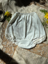 Load image into Gallery viewer, Authentic 1950’s vintage Michelene White Nylon and Lace Granny Panties
