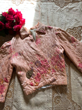 Load image into Gallery viewer, 1940’s Vintage Quilted Satin Bed Jacket
