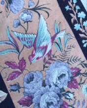 Load image into Gallery viewer, Authentic 1970’s vintage floral and bird print calico dress

