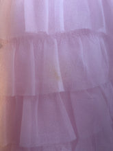 Load image into Gallery viewer, 1970’s Vintage Pink Chiffon Ruffle Gown
