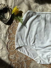 Load image into Gallery viewer, Authentic 1960’s vintage Kayser White Nylon Pillow Tab Granny Panties
