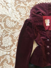 Load image into Gallery viewer, Authentic 1970&#39;s vintage Gunne Sax jacket and skirt 🌿⚔️🖤⚔️🌿

