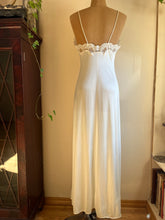 Load image into Gallery viewer, Authentic 1970’s vintage ivory nylon nightgown by Val Mode
