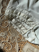 Load image into Gallery viewer, Authentic 1950’s vintage Michelene White Nylon and Lace Granny Panties
