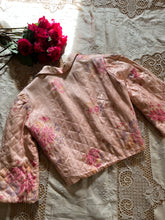 Load image into Gallery viewer, 1940’s Vintage Quilted Satin Bed Jacket
