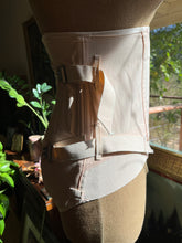 Load image into Gallery viewer, 1950’s Vintage Pink Cotton Fan Lacing Surgical Camp Corset
