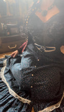 Load image into Gallery viewer, Authentic 1970’s vintage Teal Calico Gunne Sax Maxi skirt
