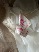Load image into Gallery viewer, 1970&#39;s vintage Intime of California Ivory chiffon peignoir nightgown and robe set
