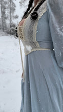 Load image into Gallery viewer, Authentic 1960&#39;s vintage Robins Egg Blue black label Gunne Sax dress
