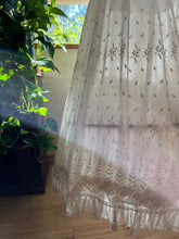 Load image into Gallery viewer, Antique 1900’s Edwardian Era White Cotton Petticoat Skirt
