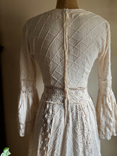 Load image into Gallery viewer, Beautiful 1970&#39;s vintage Mexican bridal dress
