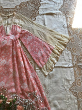 Load image into Gallery viewer, Beautiful 1960’s vintage black label Angel Sleeve Gunne Sax maxi dress
