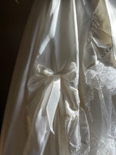 Load image into Gallery viewer, 1980’s Vintage White Satin Gown by Zum Zum
