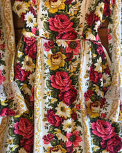 Load image into Gallery viewer, Authentic 1960’s vintage wallpaper print dress by Lorrie Deb of San Francisco
