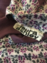 Load image into Gallery viewer, Regal purple 1960’s vintage dress by Laura Ashley

